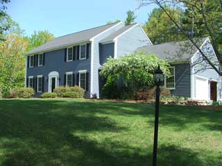 Exterior painting in Amherst NH customer review of Dave Black's house