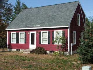 Exterior Painting in Belmont NH Bill Trombley house