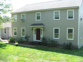 Exterior Painting in Gilford NH customer review Stacey Lobdell house