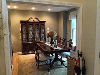 Interior painting in Milford NH customer review Susan Mika home